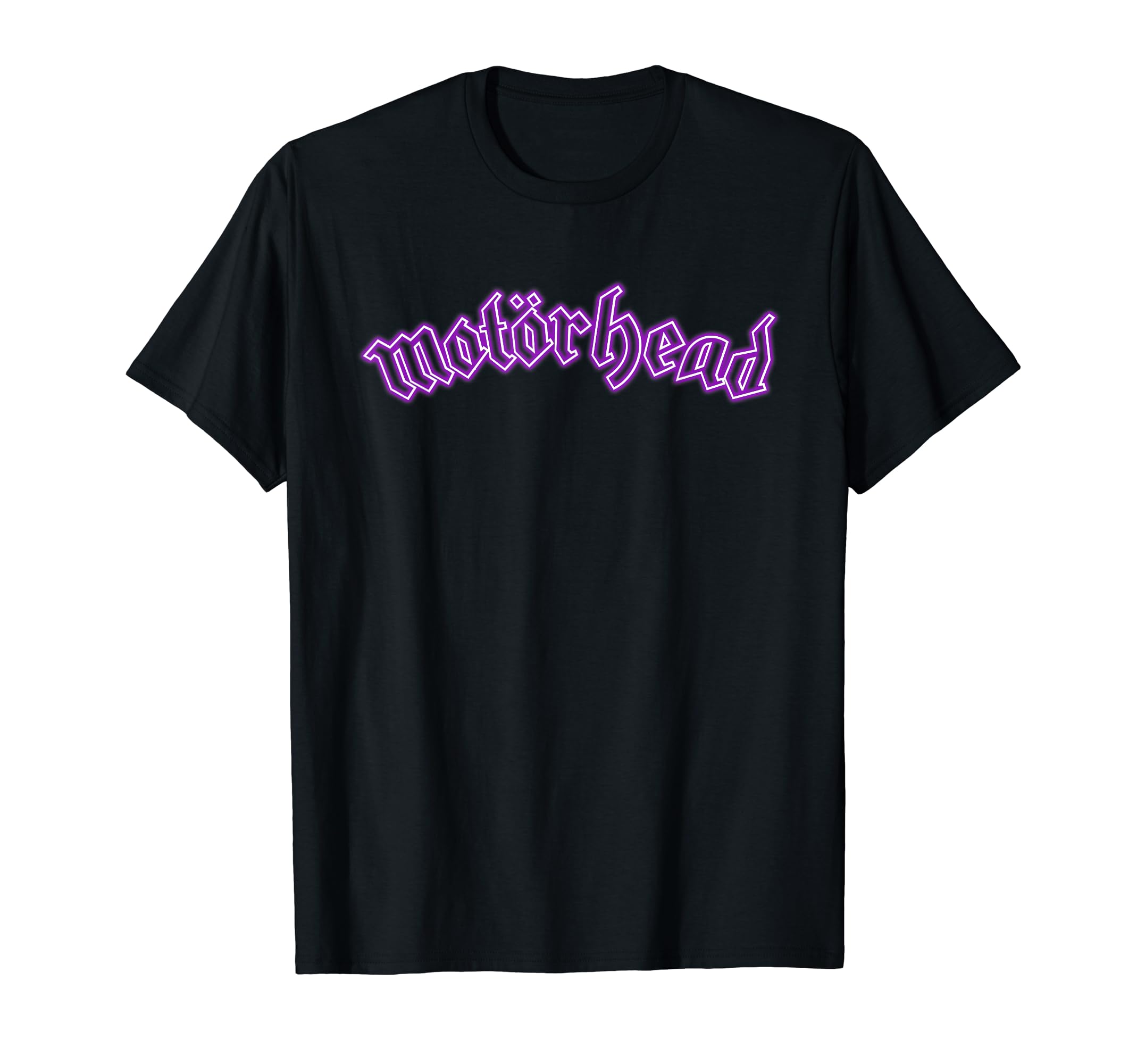 Футболка Motörhead с фиолетовым неоновым логотипом