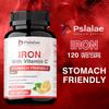 Iron Capsules with Vitamin C for Supports Blood Health Boosts Energy Level Fortifies Immune Defenses for Women & Men