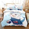 Hololive Ninomae Ina'nis Bedding Set 3Pcs Ancient One Priestess Pattern Cute Anime Bed Linen for Home Bedroom