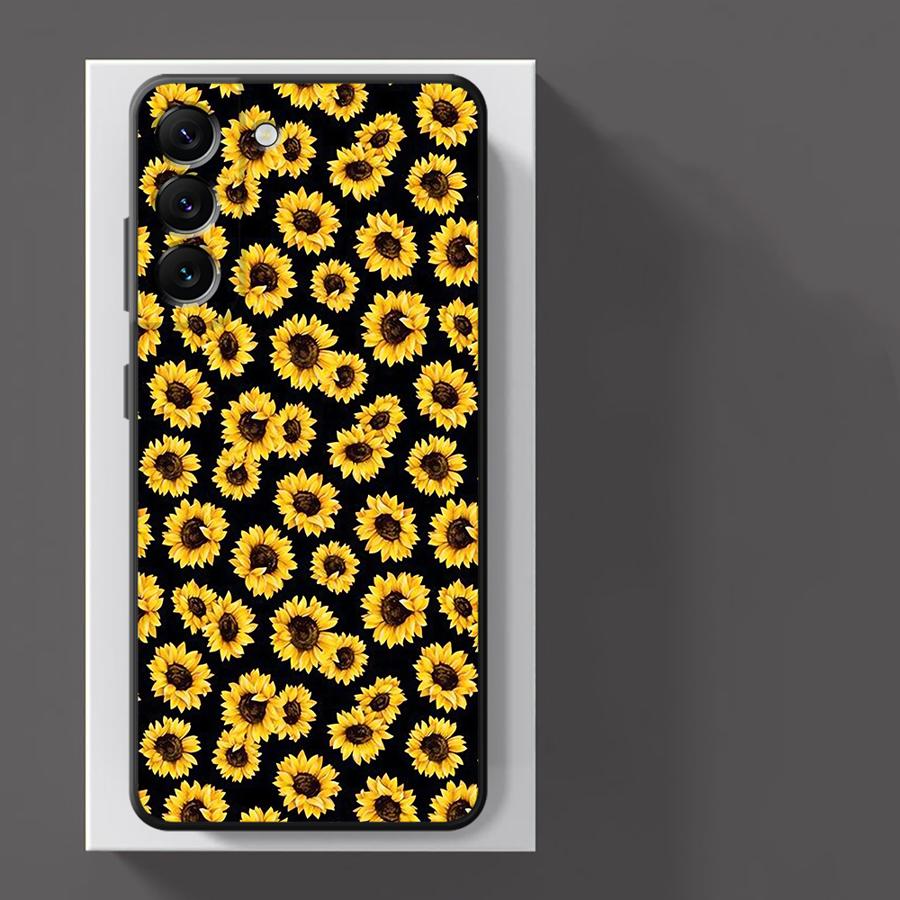 Case for Xiaomi Redmi Note 11 12 Pro 7 8 10 10S 9S 13 Pro Plus 14 11s 12s 9 Funda Phone Cover Sunflower