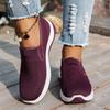 Summer New Women's Cut-out Sneakers Casual Breathable Slip On Walking Shoes Lightweight Outdoor Flat Shoes