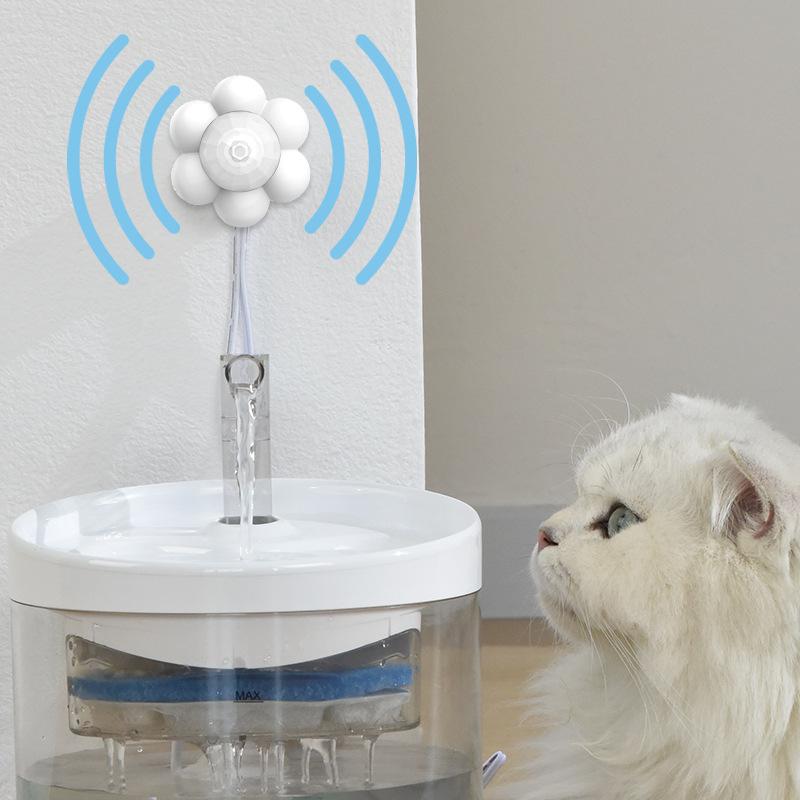 Katzenwasserbrunnen, intelligenter Sensorschalter, Haustierwasserspender, USB, intelligenter Netzschalter, automatischer Haustiertrink-Induktionsschalter