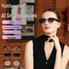 KI Intelligente Bluetooth-Brille: Multifunktional, Blaulichtfilter, mit Kamera, Navigation, Anrufen, Übersetzung und Sonnenbrille