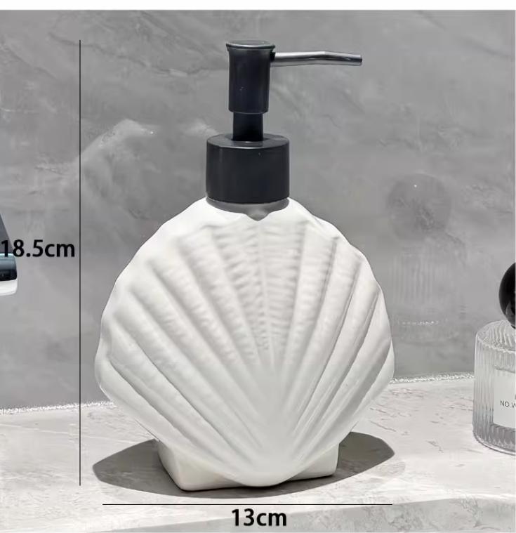 Simple Shell Hand Sanitizer Bottle, High-grade Lotion Bottle, Bathroom Shower Gel Shampoo, Press Type Split Bottle, High Face Va