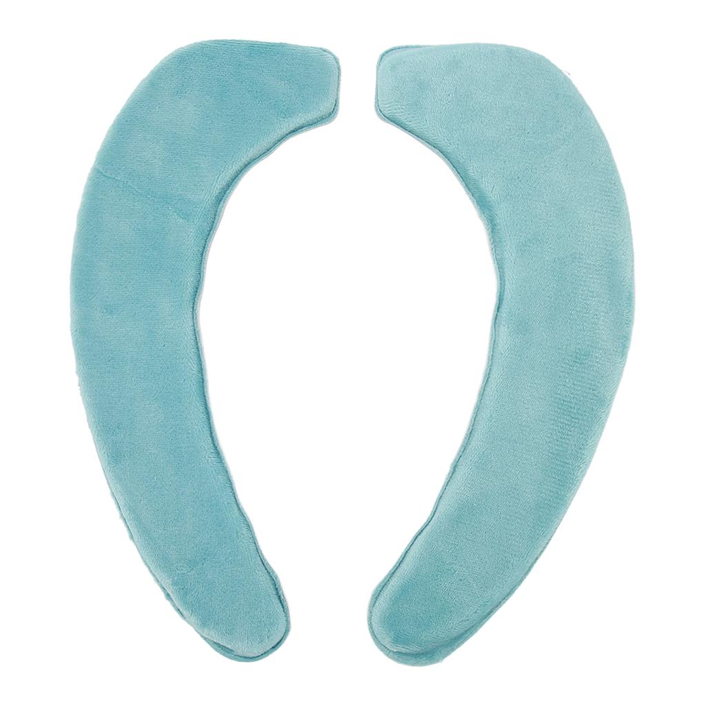 2 Stück Toilettenwärmerbezug Weich Bequem Warm Waschbar Selbstklebend Flanell Toilettensitzbezug Cu