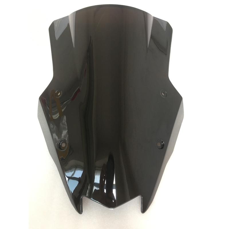 Motorcycle Double Bubble Windshield WindScreen Screen For Kawasaki Ninja 1000 Z1000 Z 1000 SX Z1000SX Iridium