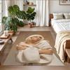 Tappeto in Peluche di Cristallo Billie Eilish Stampa Anti?Indumenti da notte?Tappeto da Pavimento Resistente per Decorazione Domestica Interna