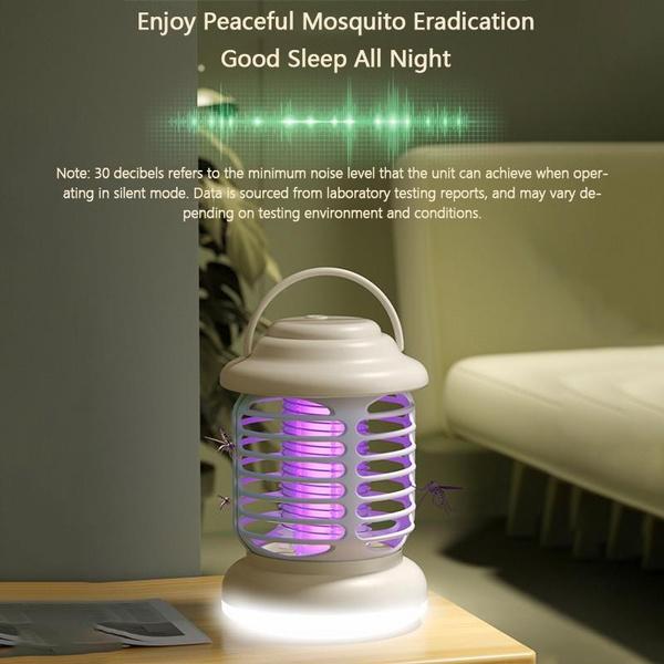 1 ADET Sivrisinek Öldürücü Lamba Masaüstü/Duvara Monte Elektronik Böcek Öldürücü Böcek Öldürücü Elektrik Şoku Sinek Tuzağı Işığı