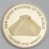 7PCS Seven Wonders Challenge Gold Badge, World Architecture Memorial Gold Coin Decoration Collection