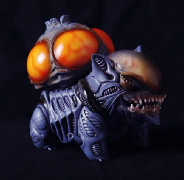 Action Figure Bulbasaur Xenomorph X Pokemon Bulbasaur from Gabenqui 10 Cm