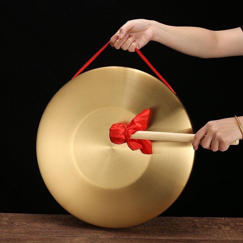 Bronze Plated Performance & Warning Gong with Hammer