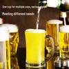 Heat-Resistant Tempered Glass Mug with Handle