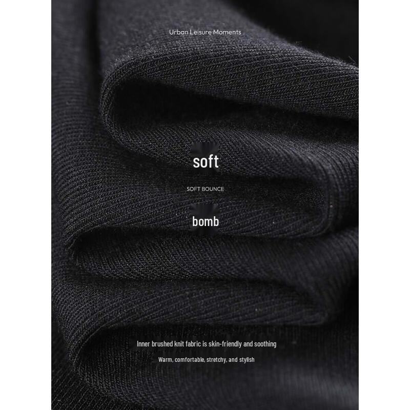 T-shirt thermique à col semi-montant brossé pour femme Mohan Yimei