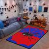 Spider Web Kids Area Rug,Black Spider Arachnid Insect Animals Indoor Floor Mat Entrance Rug for Boys Man Girls Women,Halloween Gothic Non Sl