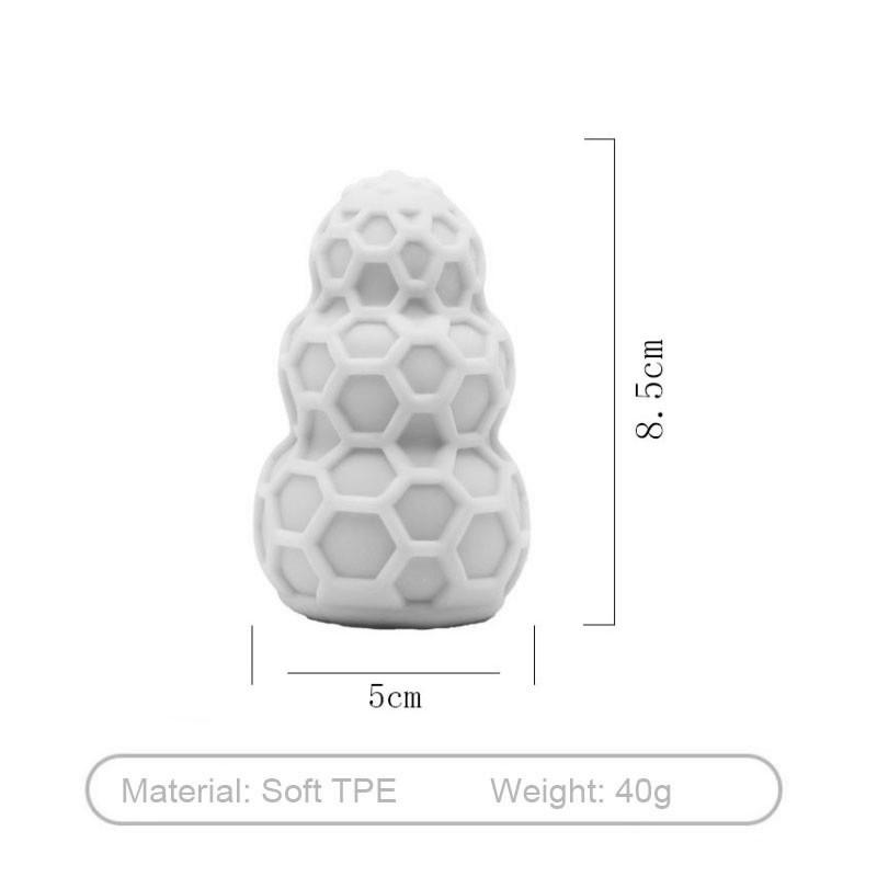 Male Masturbator Cup Portable Penis Trainer Penis Massage Adult Sex Toys Stretchy Silicone Vagina Egg Vacuum Pocket Cup for Men