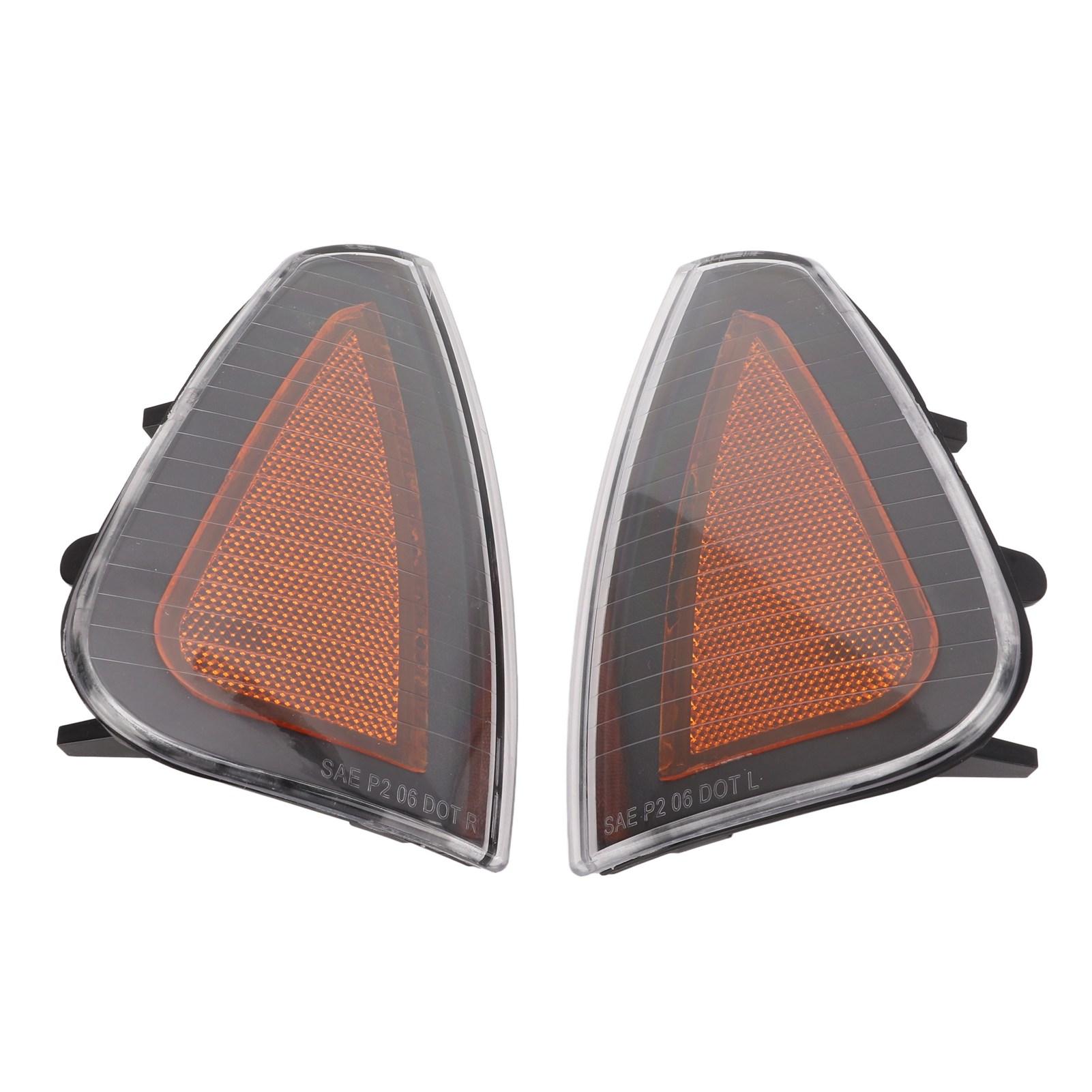 

2 шт. Крышка переднего указателя поворота 4806218AD Замена крышки бокового габаритного фонаря для Dodge Charger