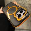 NEW For Magsafe Bicolor Magnetic Case For iPhone 16 15 14 13 12 11 Pro Max Plus Translucency Matte Transparent Stand Cover