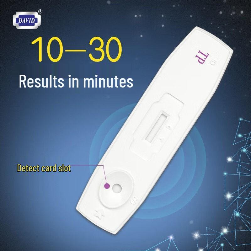 Тест-полоски David на сифилис и ЗППП: Набор для анализа крови на сифилис, ВИЧ, СПИД Card Type 1 Test
