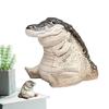 1pc Fat Alligator Tea Petting Little Crocodile Tea Pet Ornaments Handmade Tea Ceremony Tea Play Financial TeaTable Gift