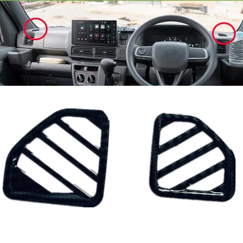 First Set of 10 Front Center Air Conditioning Vent Front Drink Cup Door Handle Hazard Light Button and Frames for the New Daihatsu Atrai Hijet Cargo