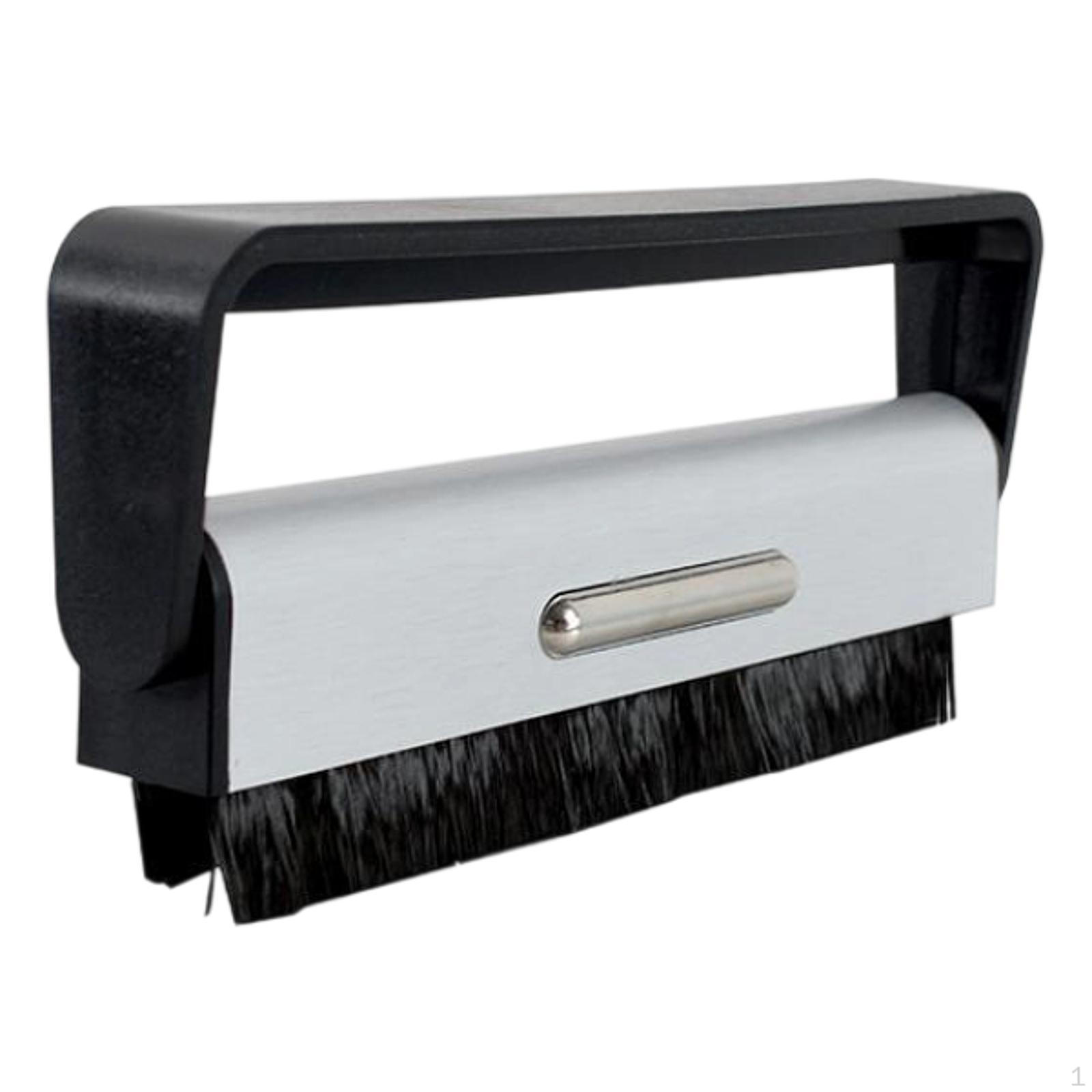 

Антистатическая щетка для пластинок Мягкая чистка и удаление пыли Акустика Аксессуар для проигрывателя Щетина из углеродного волокна