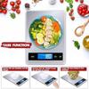 Digital köksvåg 15 kg kapacitet med 1 g precision, multi-enhetsomvandling (g/kg/lb:oz/ml/fl oz), TYPEC Laddningsbar, Hushållsbakning Matvåg