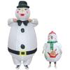 Xmas Funny Inflatable Costumes Gingerbread Snowman Woman Halloween Carnival Party Suit Special Use Role Props Clothing