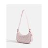 New Fashion Moon Shape Print Ladies Underarm Purse, Chic All-Match Multiway Top Handle Shoulder Bag For Daily Outfit