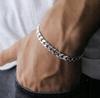 SILVER 925 SOLID Men' Bracelet For Gift Elegant Bracelet