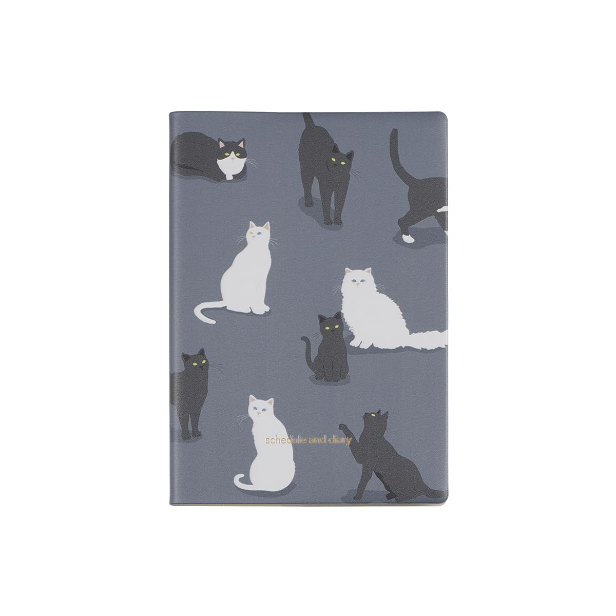 

Ежедневник Delfonics, издание 2026 года (Начинается в октябре 2025 года) B6 Еженедельный планер с животными (Серо-голубой)