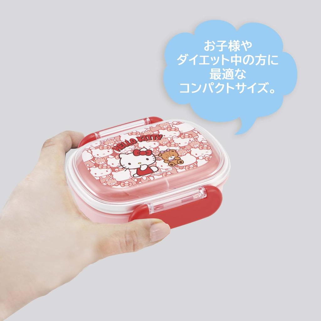 Skater Lunch Small Single Dome Softly Fills Made in Sanrio Hello Ushiro QAF1AG Kids' Box, Size, Tier, 270ml, Shape, Kids' Lunch, Antibacterial, Japan,