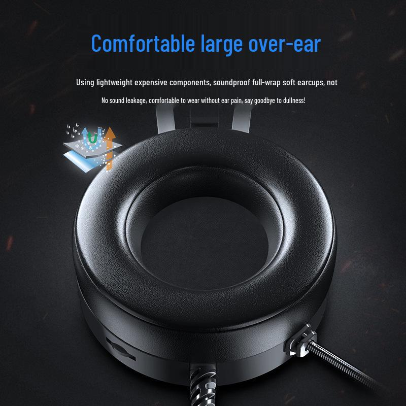 USB Wired Gaming Headset for Computer/Laptop - Optimized for PUBG