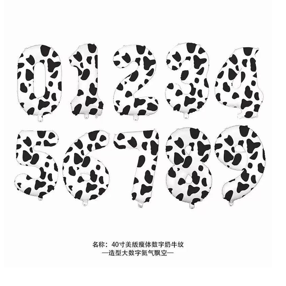 

Pink Cow Birthday Balloon Arch, Cow Pattern Digital Balloon Birthday Flag Banner, Cow Theme Balloon 40-Inch new cow numbers can be matched