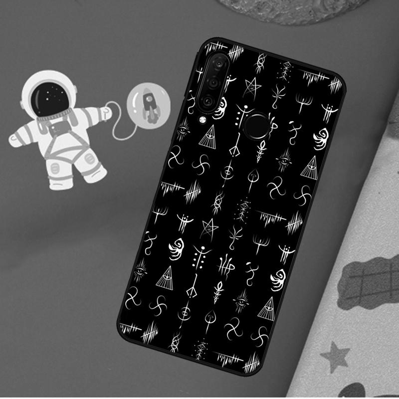 

Bloodborne Runes For Huawei Nova 10 9 SE 11 Pro Y60 Y70 Y90 Y61 Y91 Y72 Y73 12i 11i 8i P20 P30 P40 Lite Case Huawei Nova Y70