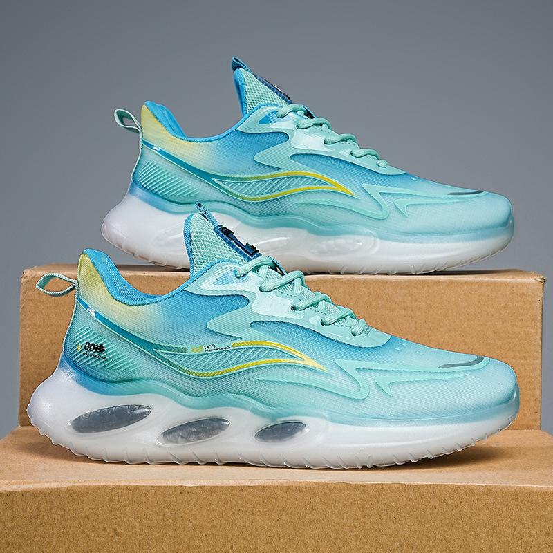 Patented new wear-resistant mesh casual basketball shoes breathable summer men's sports shoes light shock-absorbing running shoes