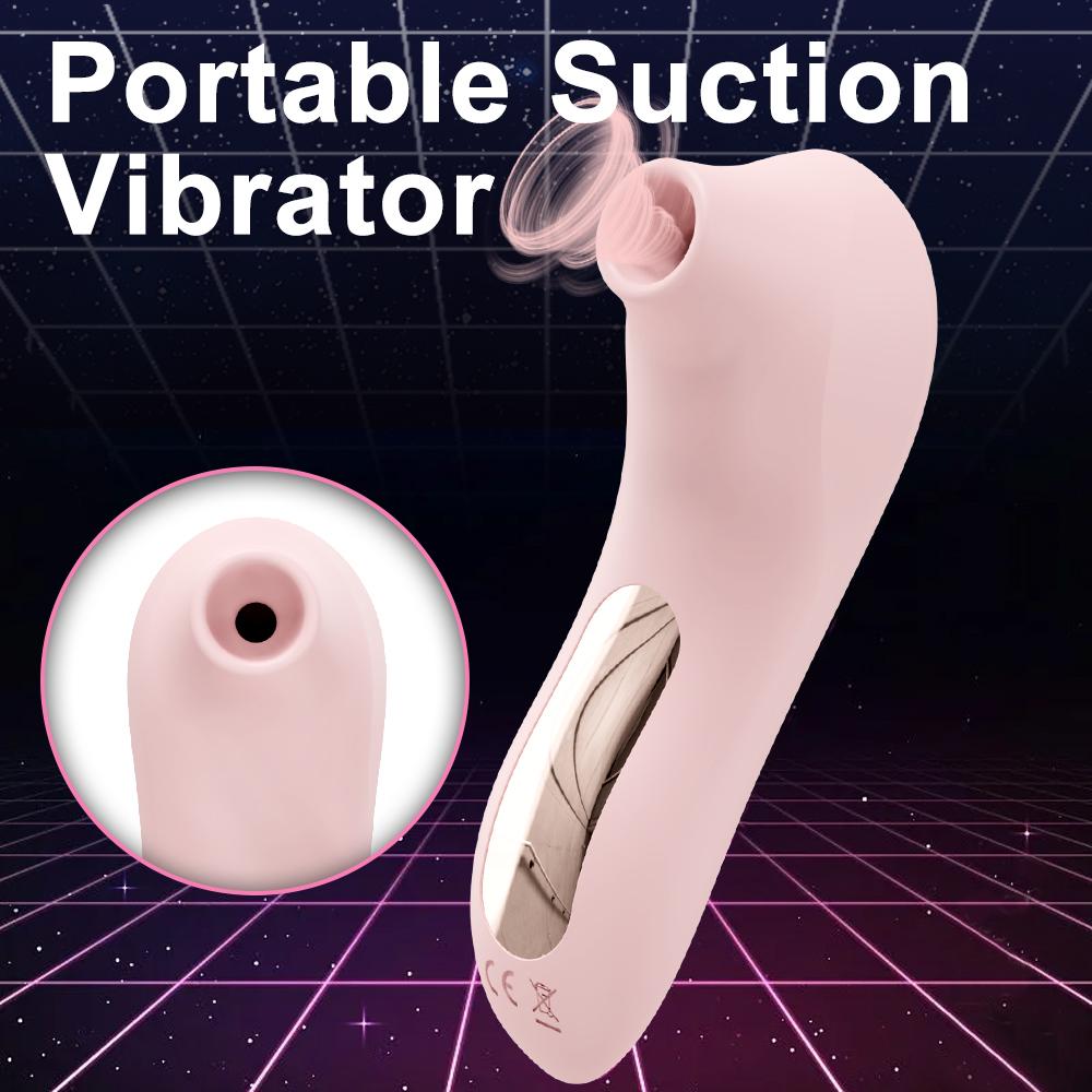 Powerful Suction Cup Sucking Vibrator Sex Toys For Female Masturbation Clit Clitoral Nipple Oral Vacuum Stimulating Massager