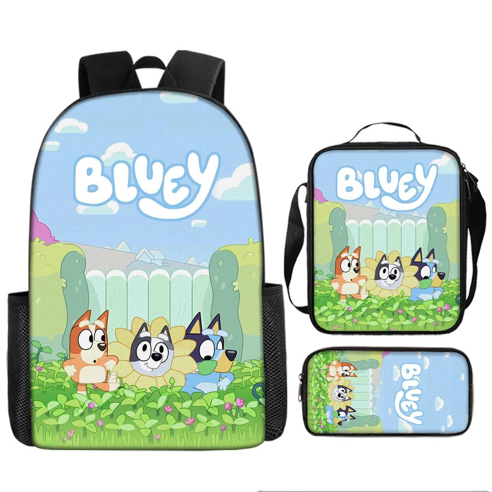New Bloy Dog Cartoon Elementary School Bag Pencil Bag Pattern Diversified Backpack
