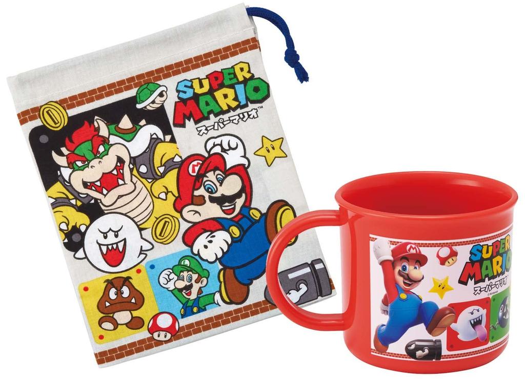 Skater Cup 21 x 15 Made in Super Mario KB62 Children's Bag, cm, Japan, 23, Boys,