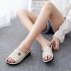 Fashion With Heel Women's Slippers and Ladies Sandals Height Shoes Designer Luxury New Collection Slides On Promotion Summer Footwear 39