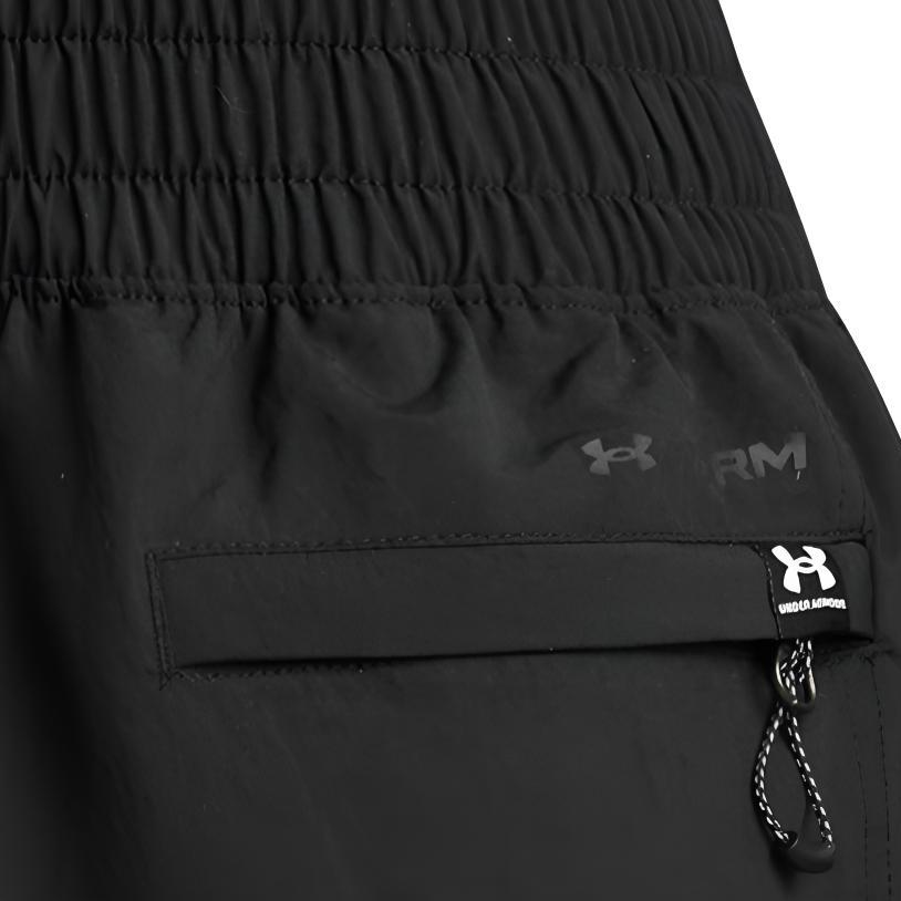 Under Armour Expanse Womens Outdoor Series Woven Fashion Soft Solid Color Sports Shorts Women Shorts Black 1390065-001