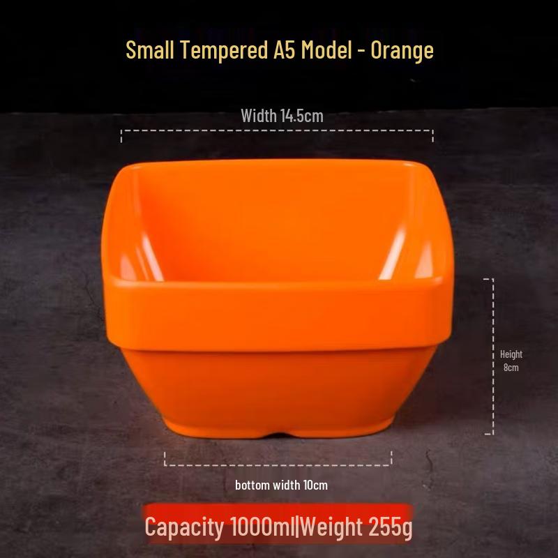 Jijun Melamine Square Commercial Bowls
