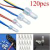120Pcs Closed End Crimp Cap 22-16 16-14 12-10 AWG Gauge Wire Connector Terminal