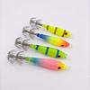 2pcs Blowpipe Hook Squid Jig Luminous Uv Glow In The Dark Hard Turlutte Lure For Fishing Squid Octopus Cuttlefish Artificial Bai