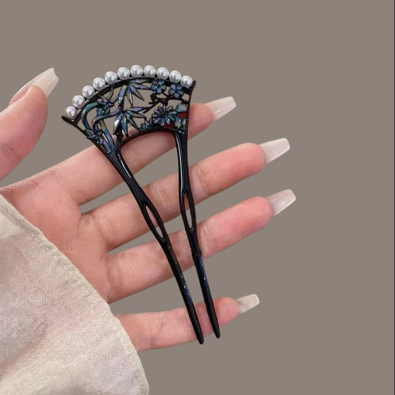 Elegant U-shaped Tassel Hairpin: Versatile Ancient Style Accessory for Updos