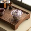 120ml Ru Kiln Gilt Silver Butterfly Gaiwan Ancient Tea Tureen Tea Bowl With Lid Kit Tea Making Cover Bowl Teaware Decoration