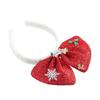 Non-slip Christmas Hairband Shiny Christmas Headband Trendy Bowknot Hair Hoop  Cosplay