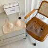 Full Cup, Thin Rabbit Ear Cup, Bra, Soft Support, Seamless Comfort, Bra, Underwear, Large Breasts, Small Anti-sagging.