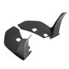 Pair of Front Bumper Corner Spoiler Black Prevent Collision Front Side Corner Winglet for Mustang GT500 2014 To 2021