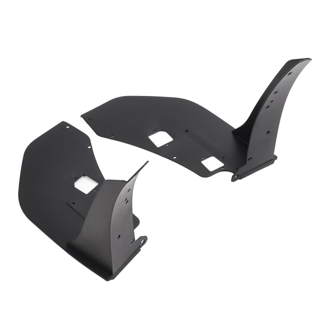 Pair of Front Bumper Corner Spoiler Black Prevent Collision Front Side Corner Winglet for Mustang GT500 2014 To 2021