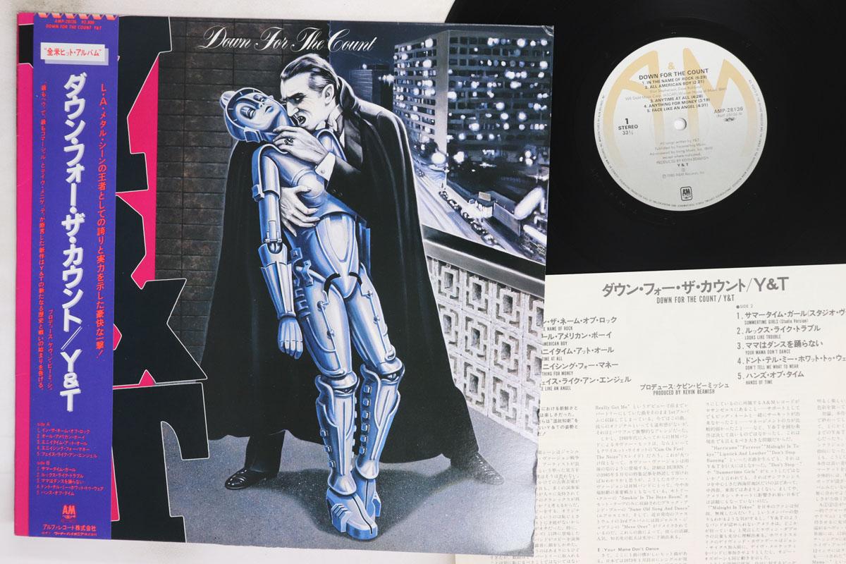 

LP Record Y T Down For The Count AMP28136 AM 1985 Japan Obi Metal Used